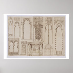 Poster Design islamique et mauresque pour volets et divan