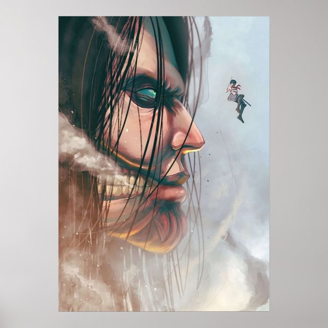Poster Design Mikasa X Eren (Devant)