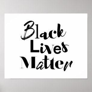 Poster Design moderne, audacieux, différent Black Lives M