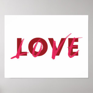 Poster Design moderne, dynamique, cool, tendance de Love
