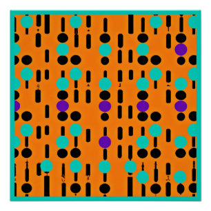 Poster Design Motif Abstrait élégant