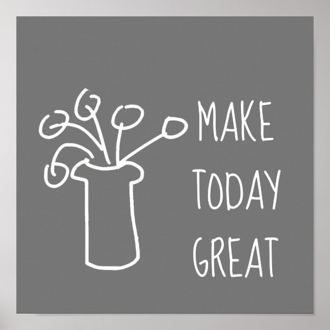 Poster Design simple et moderne (Devant)