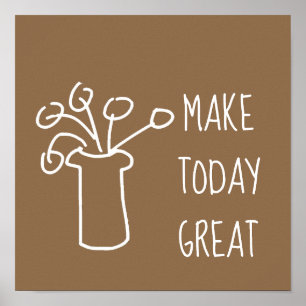 Poster Design simple et moderne