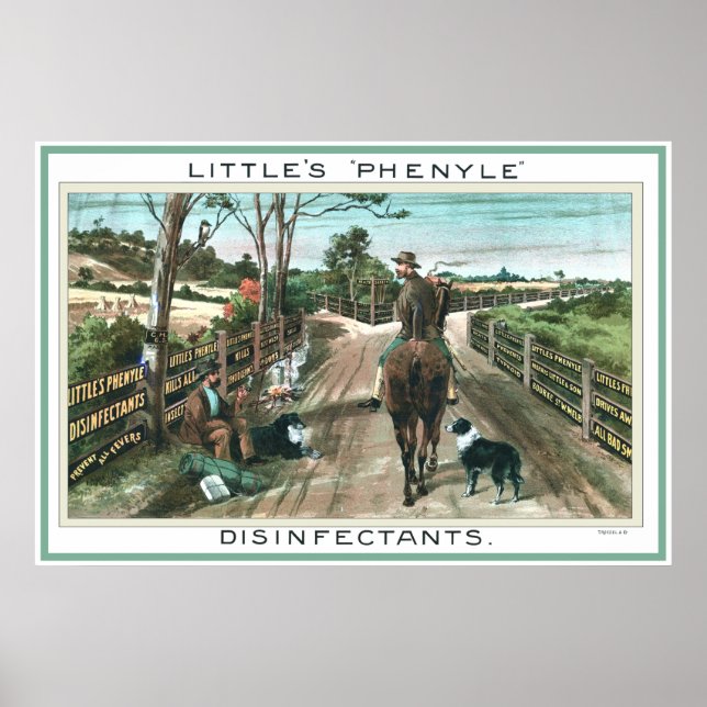 Poster Désinfectant de l'affiche publicitaire australienn (Devant)