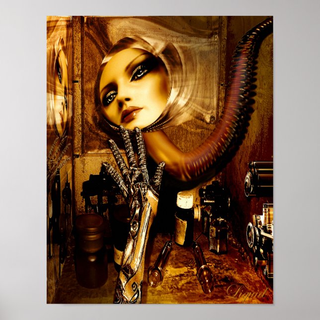 Poster Désir d'être en dehors de l'impression (Devant)