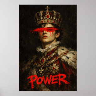 Poster DÉSIR — Portrait néo-baroque de roi