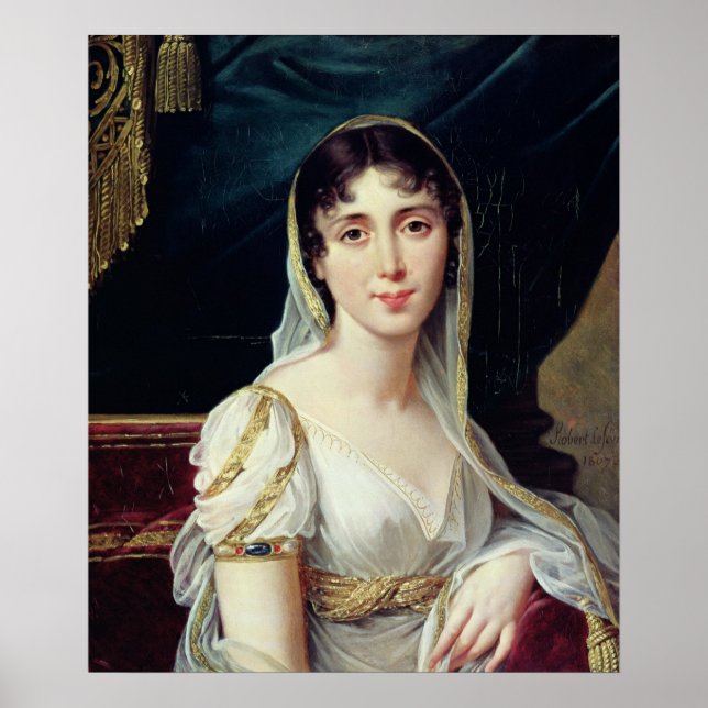 Poster Desiree Clary Reine de Suède, 1807 (Devant)