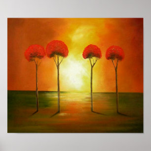 Poster Désolation Abstraite