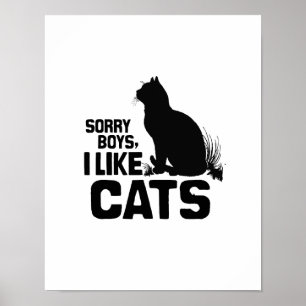 Poster DÉSOLÉ GARÇONS J'AIME LES CHATS -.png