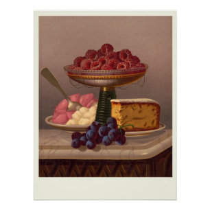 Poster Dessert Impressions de vie morte