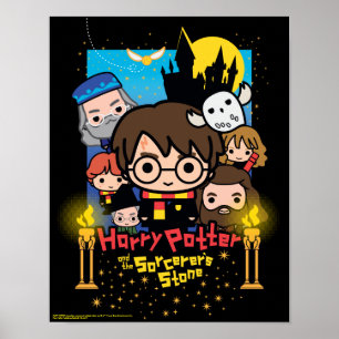 Poster Dessin animé Harry Potter et la Pierre philosophal