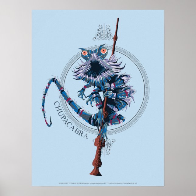 Poster Dessin Chupacabra & Baguette Aînée (Devant)