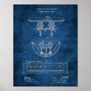Poster Dessin de brevet pour le siège de coque de remorqu