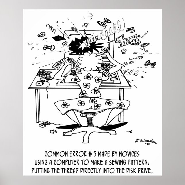 Poster Dessin de couture 4112 (Devant)