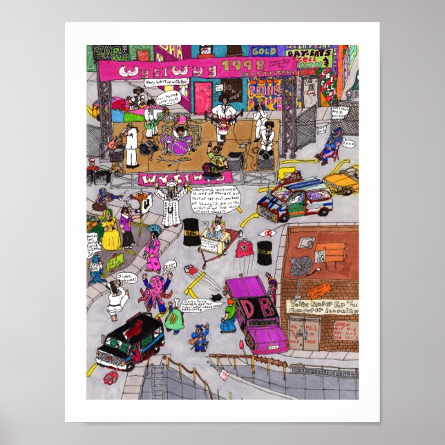 Poster Dessin de deuxième voltz (Devant)