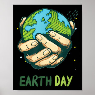 Poster Dessin de la Journée de la Terre Protection de l'e