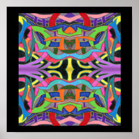 Dessin de ligne moderne Gras Manly Coloré