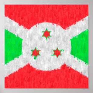 Poster Dessin de peinture pétrolière au Burundi