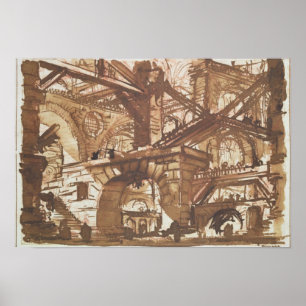 Poster Dessin de prison imaginaire