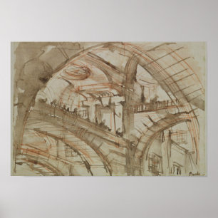 Poster Dessin de prison imaginaire