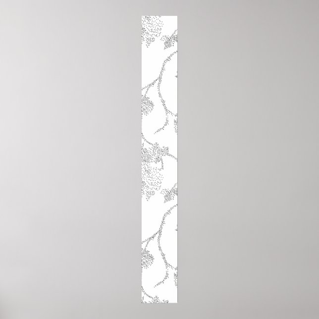 Poster dessin en ligne, Dérive de neige, Panneau Pedestal (Devant)