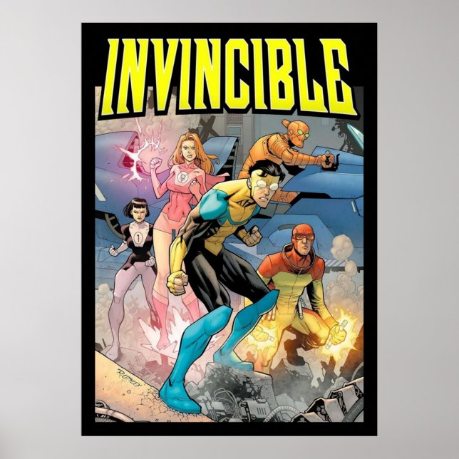Poster dessin invincible (Devant)