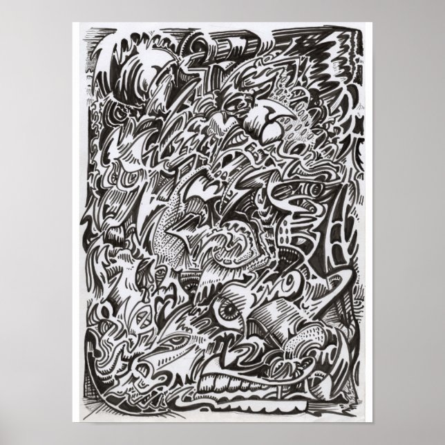 Poster Dessin Mind Cascade (Devant)