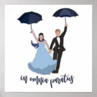 Poster Dessin Omnia Paratus