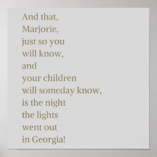 Poster Dessiner une citation de femme Julia Sugarbaker