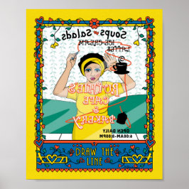 Poster Dessinez Line_B_8x10