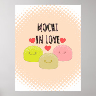 Poster Dessins de dessin mignon Mochi
