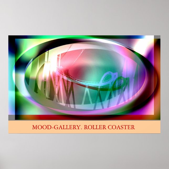 Poster Dessous de verre à rouleaux (Devant)