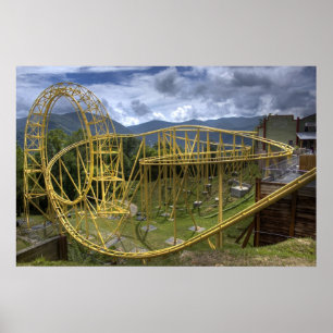 Poster "Dessous de verre de montagne"