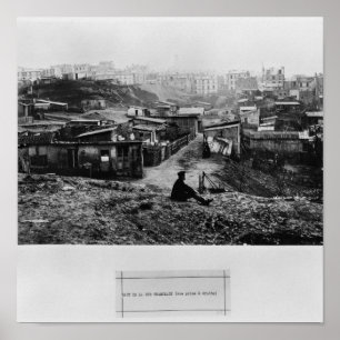 Poster Dessus de rue Champlain Paris, 1858-78