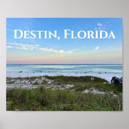 Poster Destin Floride Belle Sunset Beach Photographie