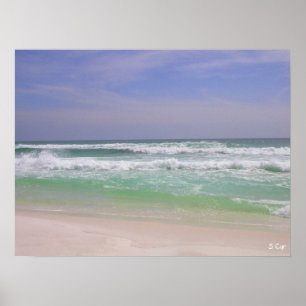 Poster Destin pour la plage, S Cyr