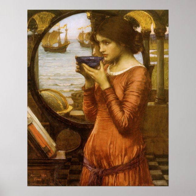 Poster Destiny par John William Waterhouse (Devant)