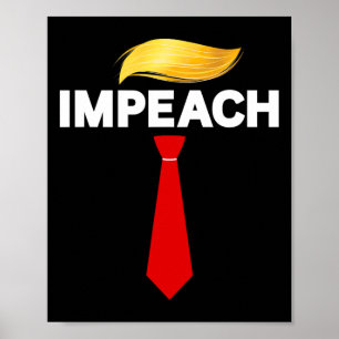 Poster Destituer Trump Manifestation contre Trump