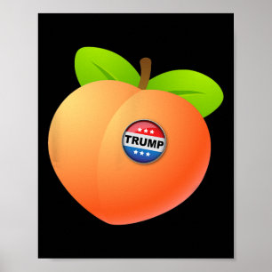 Poster Destituer Trump - Pêche avec bouton Trump Anti Tru