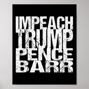 Poster Destituer Trump Pence Rr