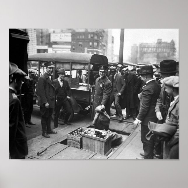Poster Destruction de la bombe - époque de l'interdiction (Devant)