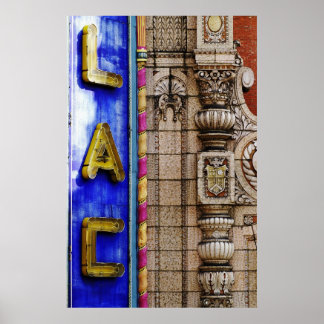 Poster Détail architectural : Palace Theatre Marquee