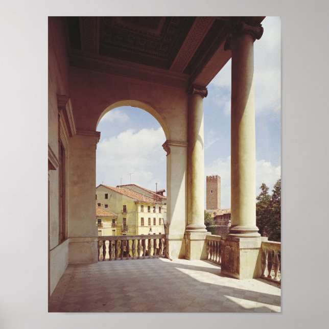Poster Détail de la galerie de la façade principale, c.15 (Devant)