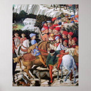 Poster Détail de la procession de la Magus Melchior