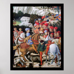 Poster Détail de la Procession du Mage Melchior