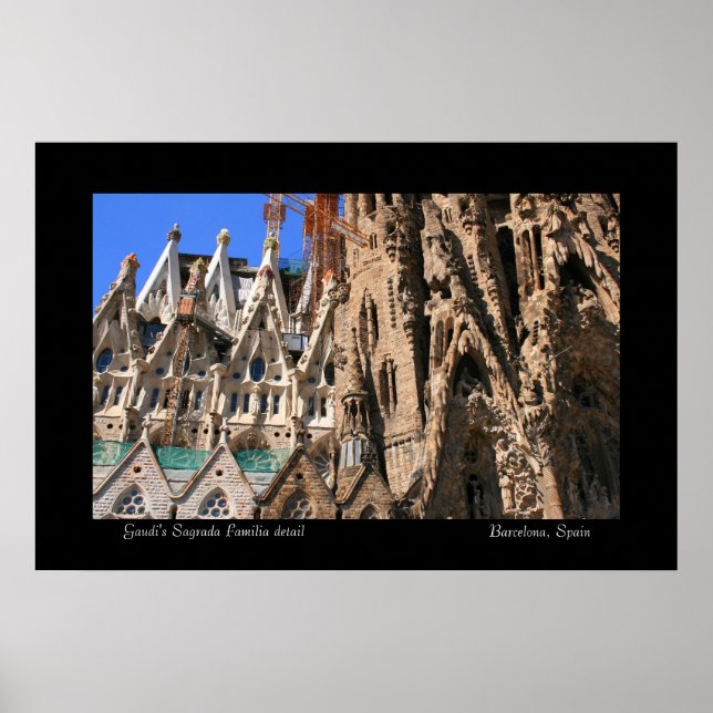Poster Détail de la Sagrada Familia (Devant)