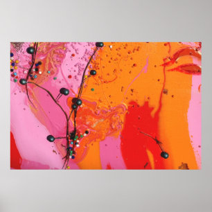 Poster "Détail de l'arbre du bleuet"