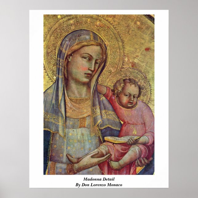 Poster Détail De Madonna Par Don Lorenzo Monaco (Devant)