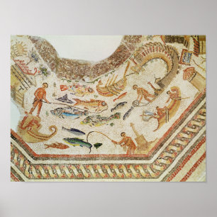 Poster Détail des poissons, de Vega Baja