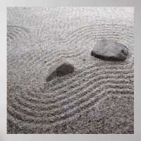 Détail du jardin zen.